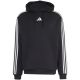 2. Bluza męska adidas Essentials 3-Stripes French Terry Hoodie czarna KY6605