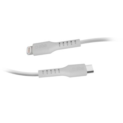 3. Kabel SBS TECABLELIGTC2W USB-C - Lightning  2 m - biały