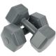 3. Zestaw hantli kompozytowych EB FIT 2x4kg niebieskie 1027043