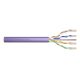 6. Digitus Kabel instalacyjny kat.6, U/UTP, Dca, AWG 23/1, LSOH, 500m, fioletowy, szpula