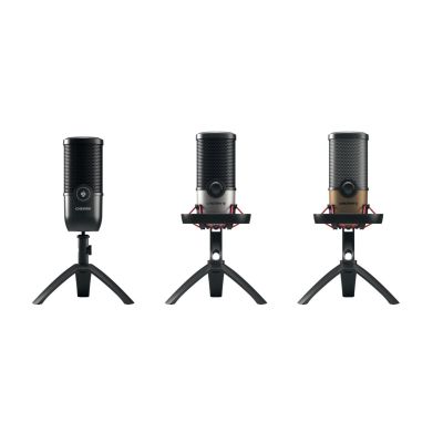 6. Mikrofon stołowy CHERRY UM 9.0 PRO RGB Czarny, Miedziany