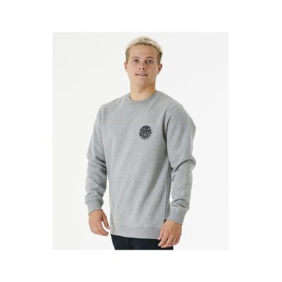 3. Bluza RIP CURL Wetsuit Icon Crew szary
