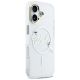 4. Etui Karl Lagerfeld IML Choupettes Karl  Script Logo MagSafe na iPhone 17 - przezroczyste