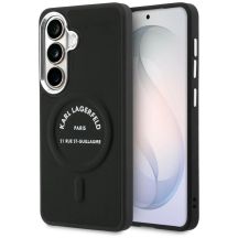 Etui Karl Lagerfeld Embossed Ring RSG Logo MagSafe na Samsung Galaxy S26 - czarne