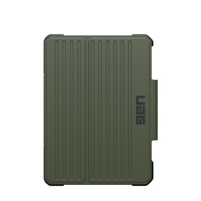 10. Urban Armor Gear UAG - Etui z klapką do tabletu - Odporne - Poliuretan (PU) - Oliwkowe - do Apple 11-calowy iPad Air M2 Wi-Fi, M2 Wi-Fi + Cellular, M3 Wi-Fi, M3 Wi-Fi + Cellular