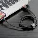 6. Kabel Baseus Cafule USB-A / Lightning 2A QC 3.0 3 m - czarno-czerwony