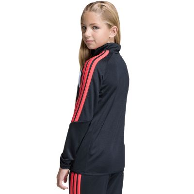 11. Bluza dla dzieci adidas Tiro 26 League Training Top czarno-biało-czerwona JY7159