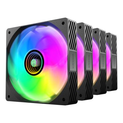 7. TACENS MARS MF-SI4KIT FANS 120 ARGB x4 BK- wentylatory+hub+pilot (TACMARS-MFSI4KIT)