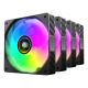 7. TACENS MARS MF-SI4KIT FANS 120 ARGB x4 BK- wentylatory+hub+pilot (TACMARS-MFSI4KIT)