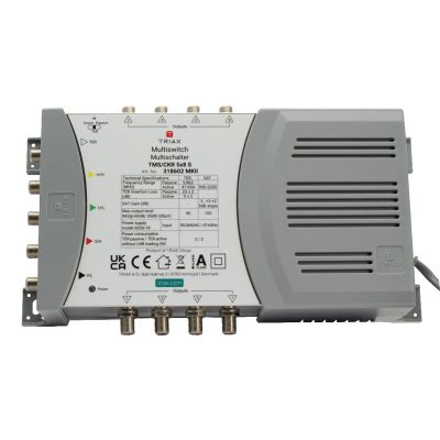 4. Multiswitch TMS-5/8S 5 wejść / 8 wyjść Triax