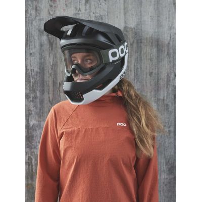 3. Kask rowerowy POC Otocon Race Mips czarno biały