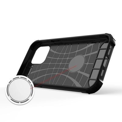 5. Hybrid Armor pancerne hybrydowe etui pokrowiec iPhone 13 Pro Max złoty