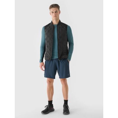 7. Bezrękawnik do biegania PRIMALOFT męski 4F 4FWAW24TVJAM137-22S