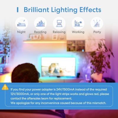 2. Meross MSL320 lampki taśmowe led Taśma led uniwersalna 5 mm