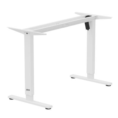 12. ERGO OFFICE BIURKO ELEKTRYCZNE REGULACJA MAX WYS. 1160MM, MAX - 80 KG, BEZ BLATU DO PRACY STOJĄCO SIEDZĄCEJ, BIAŁE ER-400 W
