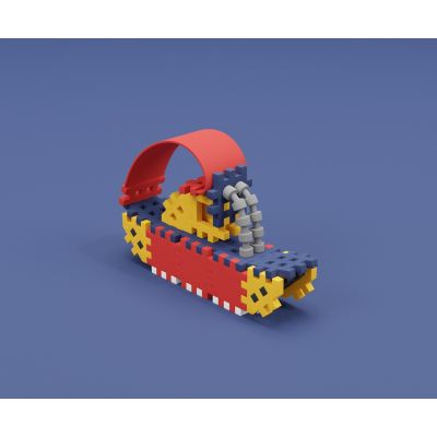 4. Klocki konstrukcyjne Marioinex Mini Waffle Konstruktor Expert, 301 elementów