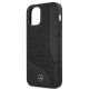 6. Etui Mercedes Leather Perforated Area na iPhone 12 mini - czarne