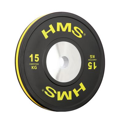 9. BTBR Set zestaw talerzy olimpijskich Bumper- 2x (10kg,15kg,20kg,25kg) HMS BTBR SET