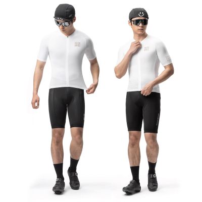 2. Koszulka rowerowa Rockbros YDDX011 Diamond z krótkim rękawem rozmiar XXL - biała