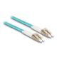 2. DeLOCK Kabel światłowodowy z metalowym wzmocnieniem LC Duplex na LC Duplex wielomodowy OM3, 3 m