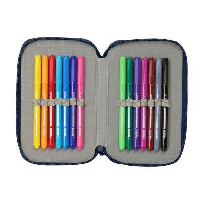 4. FC Barcelona piórnik z wyposażeniem triple filled pencil case 37 PCS 412629857