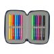 4. FC Barcelona piórnik z wyposażeniem triple filled pencil case 37 PCS 412629857