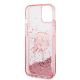 7. Etui Karl Lagerfeld Glitter Karl's Head na iPhone 14 Plus - różowe