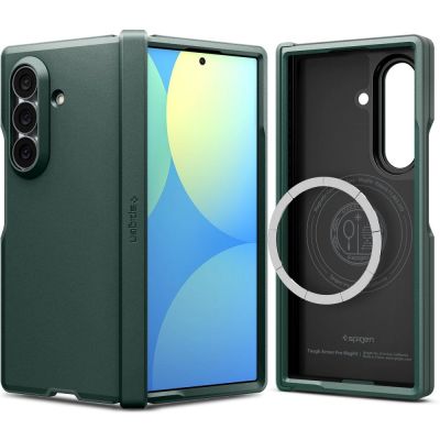 2. Etui Spigen Tough Armor Pro MagFit MagSafe na Samsung Galaxy Z Fold 8 Ultra - ciemnozielone