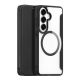 Etui Dux Ducis Skin X Pro z portfelem kompatybilne z MagSafe na Samsung Galaxy S26+ - czarne