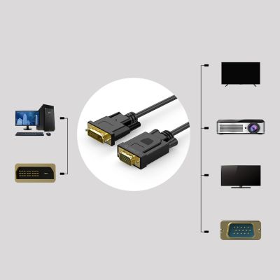 11. Kabel Orico XD-DITV adapter DVI 24+1 VGA Full HD 5 m - czarny