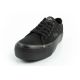 3. Lee Cooper buty sportowe damskie trampki z tkaniny platforma czarne