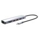 Manhattan 153966 stacja dokująca Przewodowa USB 3.2 Gen 2 (3.1 Gen 2) Type-C Srebrny