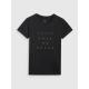 5. T-shirt regular z nadrukiem damski 4F 4FRSS25TTSHF3162-20S