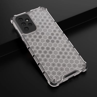 14. Honeycomb etui pancerny pokrowiec z żelową ramką Samsung Galaxy A72 4G przezroczysty