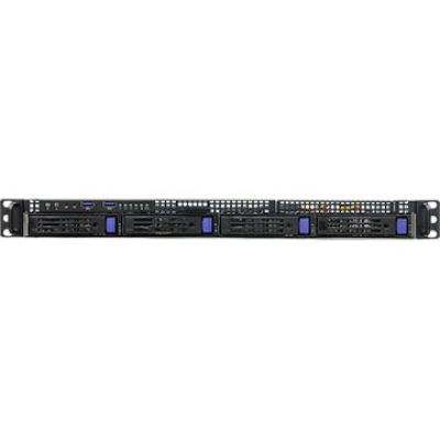 7. Platforma ASRock Rack (1U) AMD Ryzen 7000 (4xLFF, 2xGbE, 2x10GbE, Fixed PSU, IPMI)