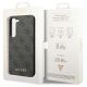 8. Etui Guess 4G Metal Gold Logo na Samsung Galaxy S23 - szare