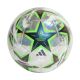 Piłka nożna adidas UCL Training 26/27 League Stage Foil srebrno-czarno-zielona KE9774