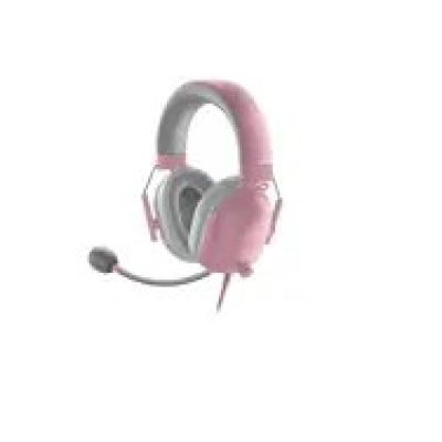 2. Razer Blackshark V2 X Zestaw słuchawkowy Przewodowa Opaska na głowę Gaming Szary, Różowy