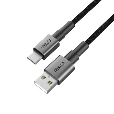 3. Kabel Tech-Protect UltraBoost DNA USB-A / USB-C 15W/3A 100 cm - szary