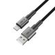 3. Kabel Tech-Protect UltraBoost DNA USB-A / USB-C 15W/3A 100 cm - szary