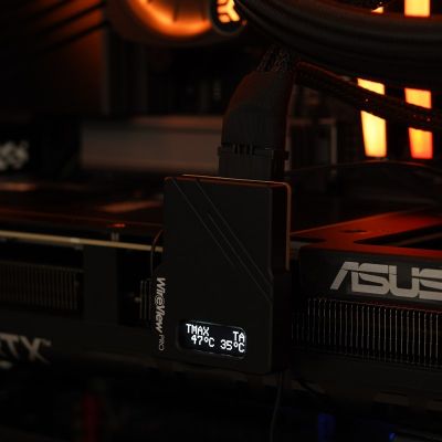 2. Termiczna karta graficzna Grizzly WireView 90 Pro, 1x12VHPWR - Wsteczny