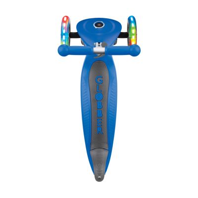 20. Hulajnoga 3-kołowa Globber Foldable Lights Navy Blue Jr 437-100