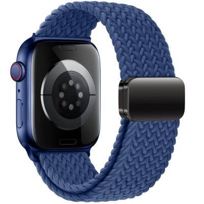 2. Pasek Tech-Protect Nylonmag do Apple Watch 4 / 5 / 6 / 7 / 8 / 9 / SE / Ultra 1 / 2 (42 / 44 / 45 / 49 mm) - niebieski