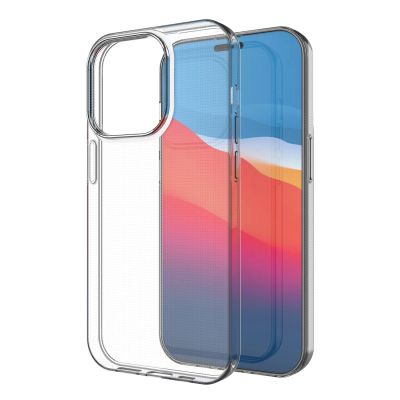 5. Żelowy pokrowiec etui Ultra Clear 0.5mm iPhone 14 Pro przezroczysty