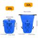 2. Sakwa rowerowa Rockbros 30140022004 wodoodporna 25-32L - niebieska