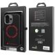 10. Etui Audi RSQ Carbon Fiber Sport Red Circle MagSafe do iPhone 17 - czarne