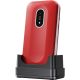 8. Doro Leva L20 7,11 cm (2.8") 132 g Czerwony, Biały Telefon funkcjonalny