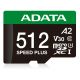 Karta pamięci MEMORY MICRO SDXC 512GB UHS-I ADATA UD512GUI3V30A2SP-RA1