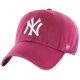 47 Brand New York Yankees Clean Up Cap B-RGW17GWSNL-GX Bordowe One size