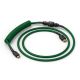 4. Glorious Gaming GLO-KB-ACC-CBL-COIL-FGRN kabel klawiatury/myszy Zielony 1,4 m